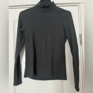 Kuhl Dark Gray Ribbed Long Sleeve Top